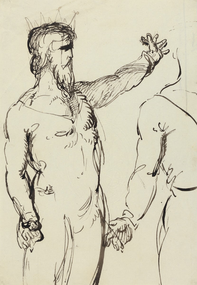 Study of a Man with Outstreched Arm