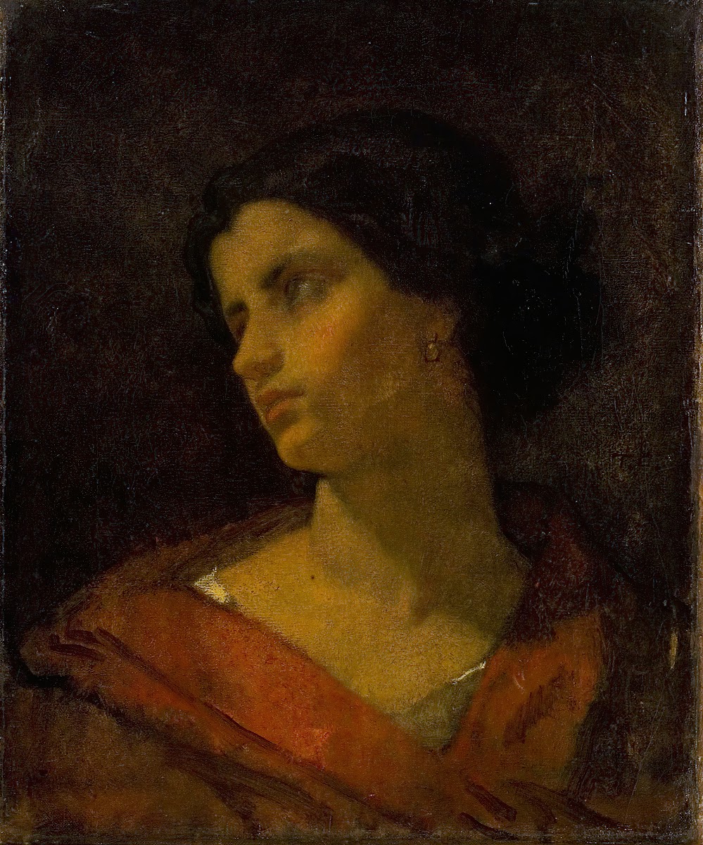 Head Of A Woman Study 1835   1861