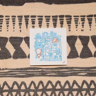Tent Katchakul - Square Postcard