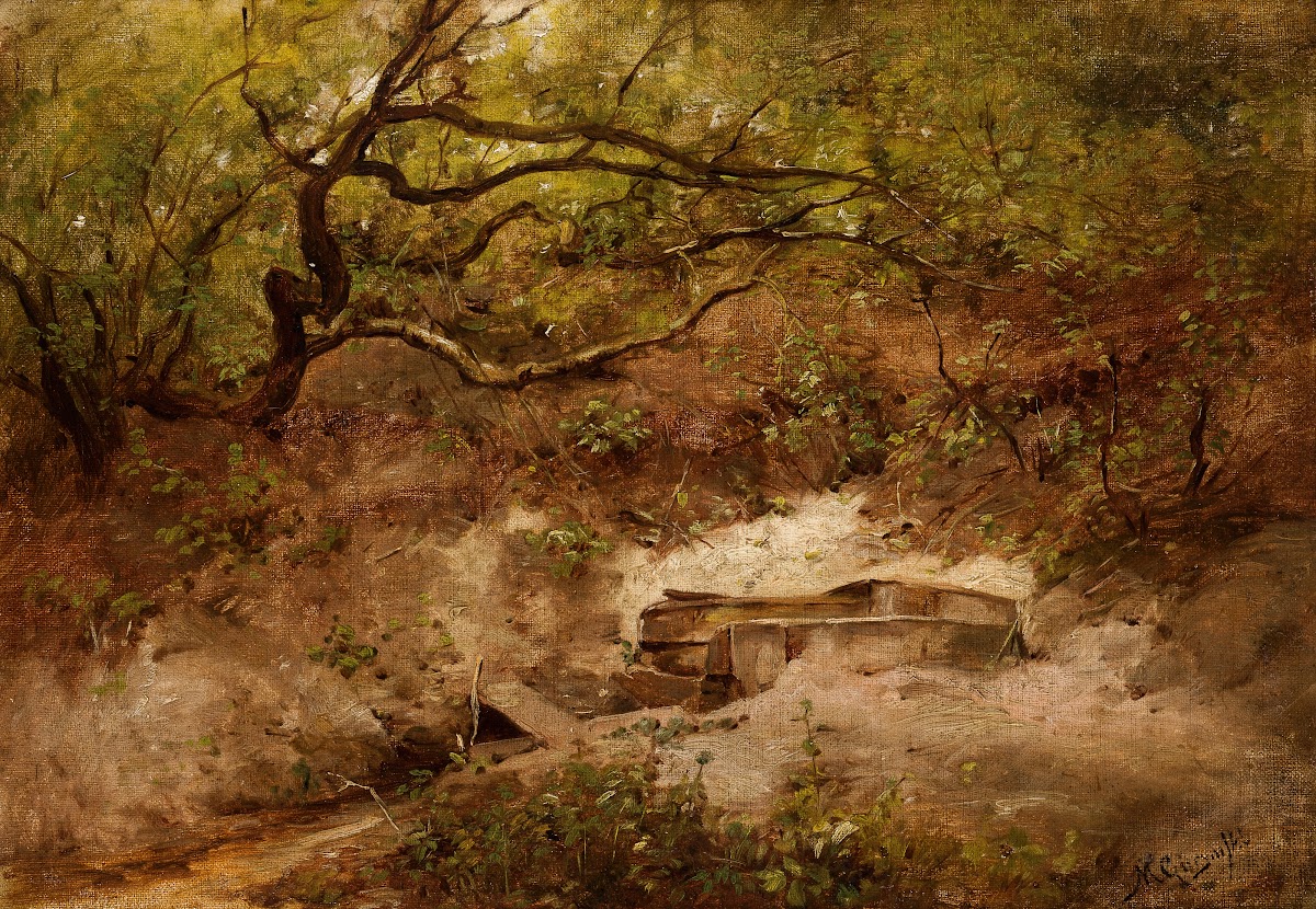 An Apple Tree at a Stream 1868