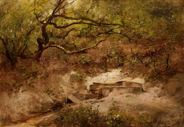 An Apple Tree at a Stream 1868
