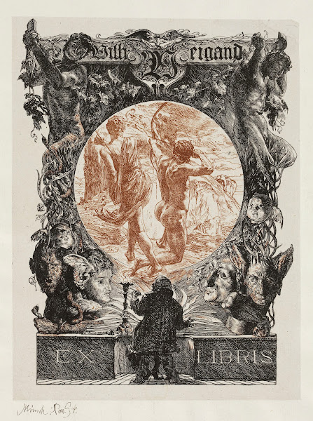 Bookplate of Wilh Weigand 1894
