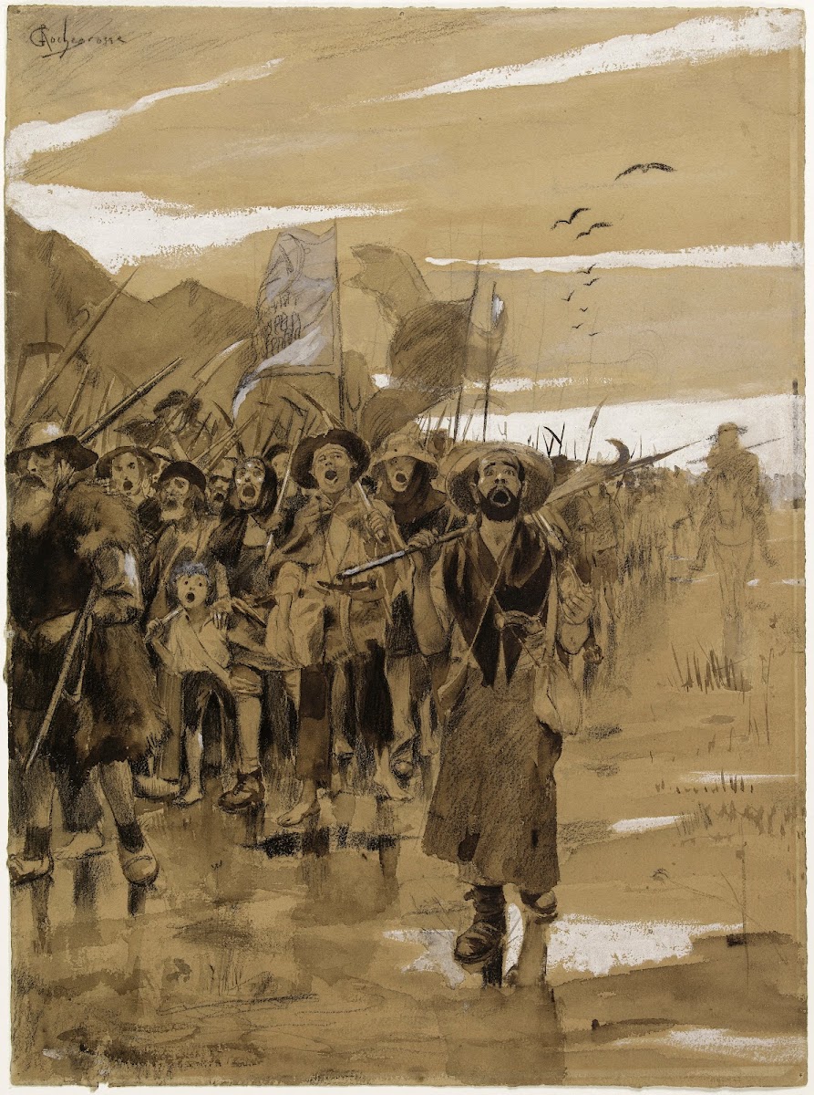 La marche des mineurs 1884