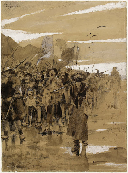 La marche des mineurs 1884