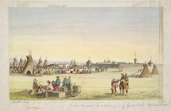 Fort Union and Distribution of Goods to theAssiniboins 1854