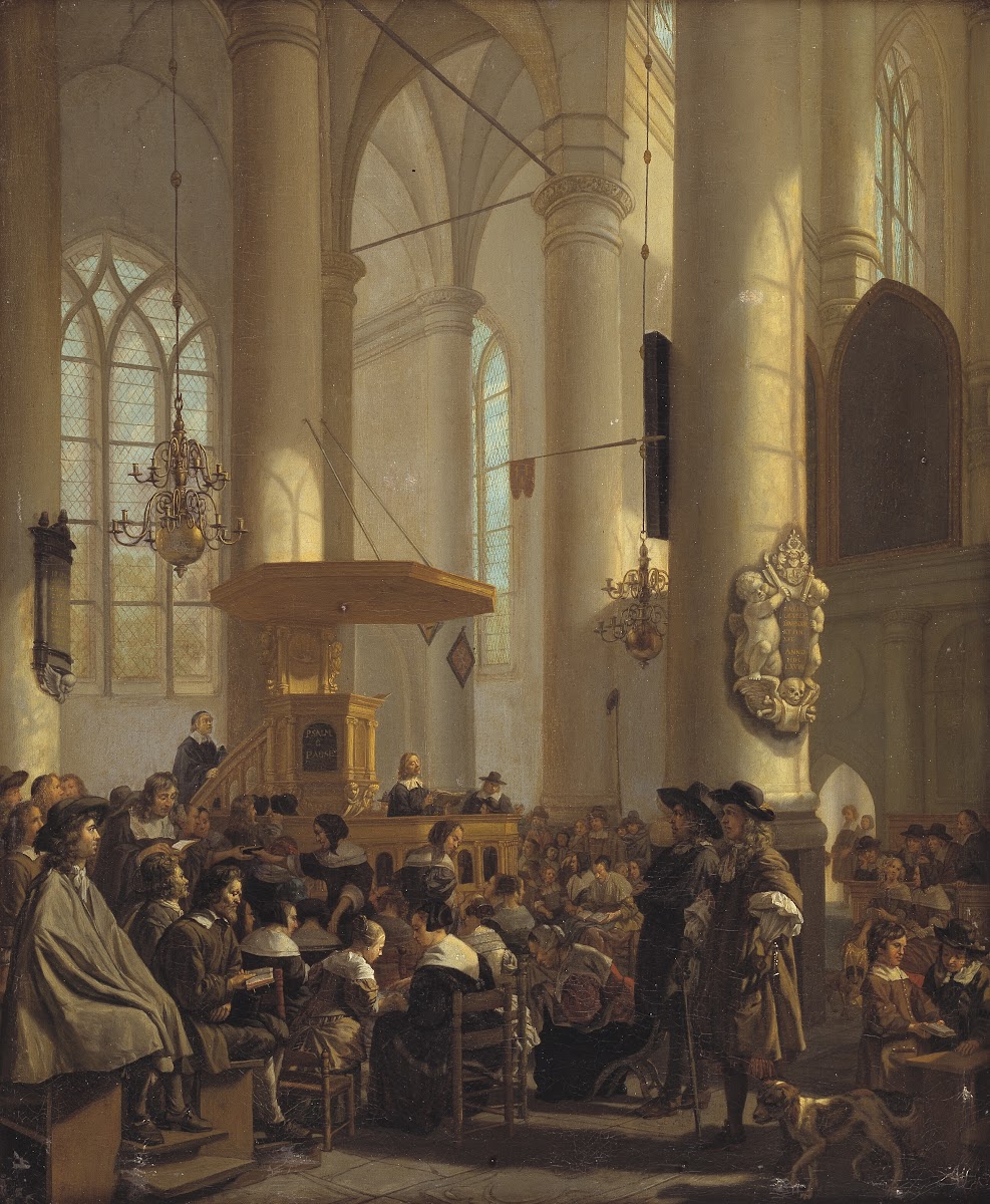 Interior of a Dutch Church 1659