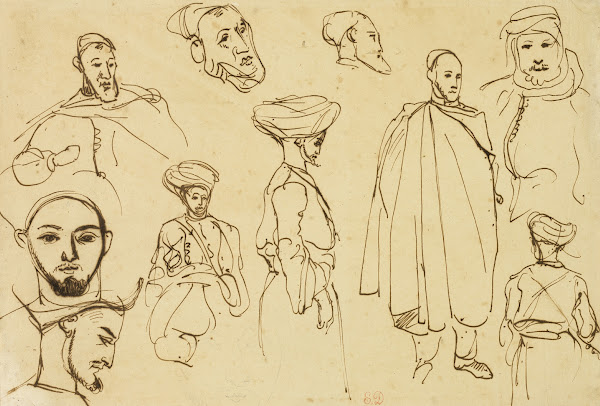 Sketches of Algerian Men c 1832