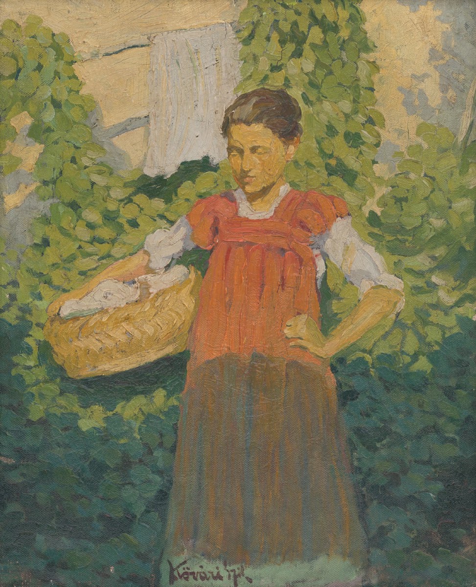 Dievča s košom 19081910