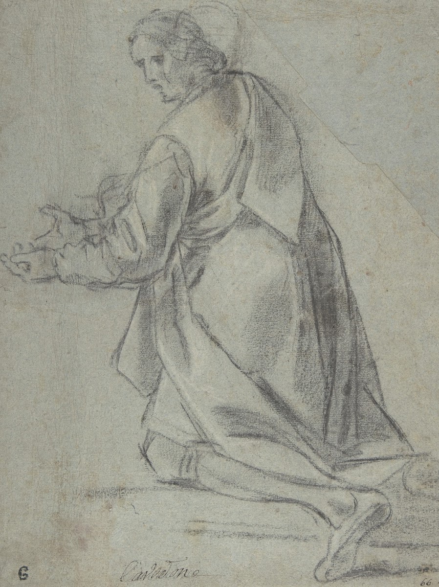 Kneeling Youth Facing Left 15771660