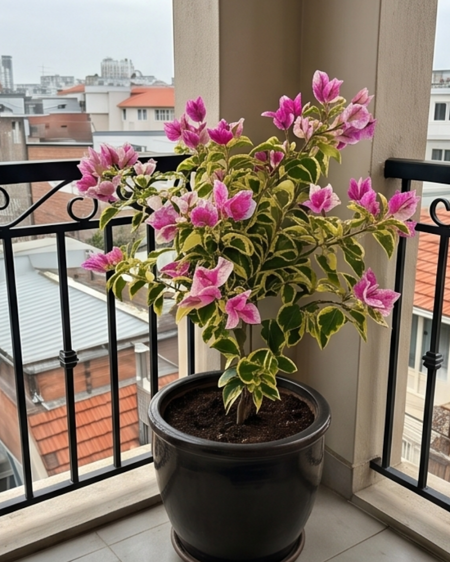 Imported Royal Splash Bougainvillea Plant — view 3