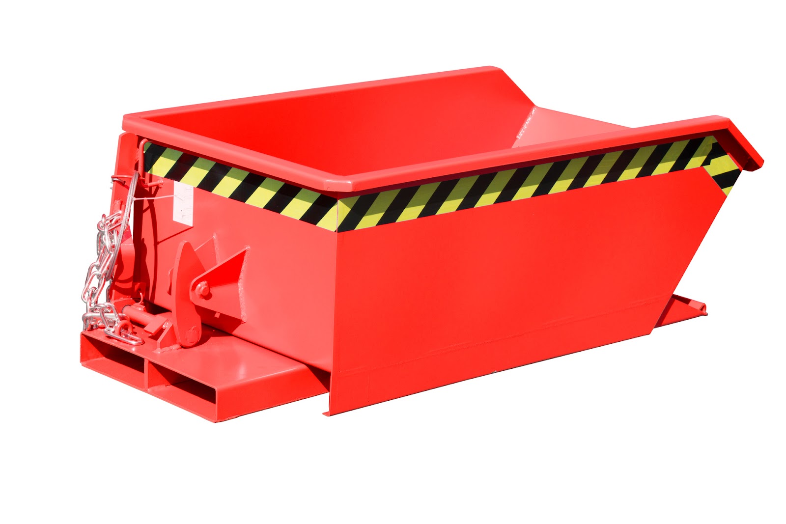 Mini-Kiepcontainer MGU 230, gelakt, Vuurrood