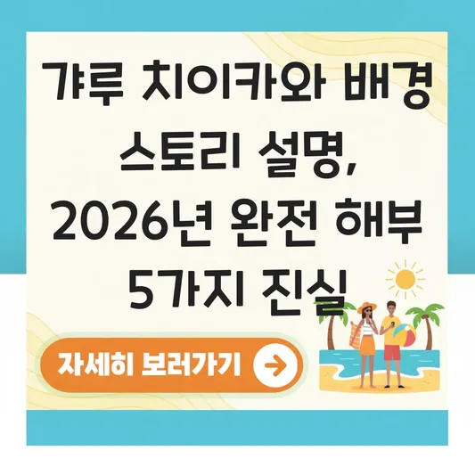 갸루 치이카와 배경 스토리 설명