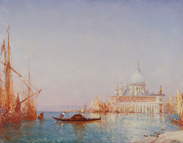 Venise La Salute Effet De Matin 1860 1890