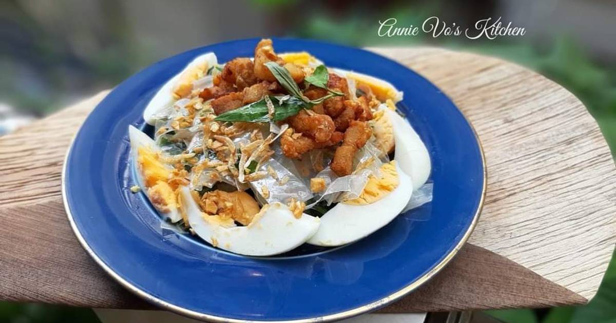 Bánh tráng trộn tóp mỡ