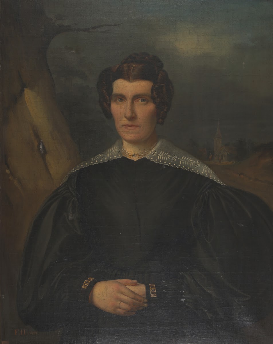 Portret van Christine Joséphine Dons de Lovendeghem echtgenote van Charles Josep