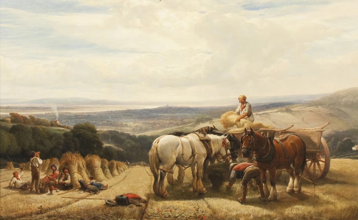 Harvest in the Severn Valley 1857
