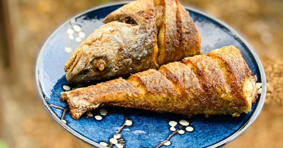 Cá Hồng Biển Chiên Muối Sả