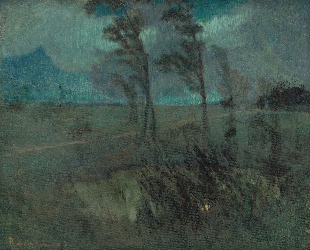 Landscape in a Windstorm 1920