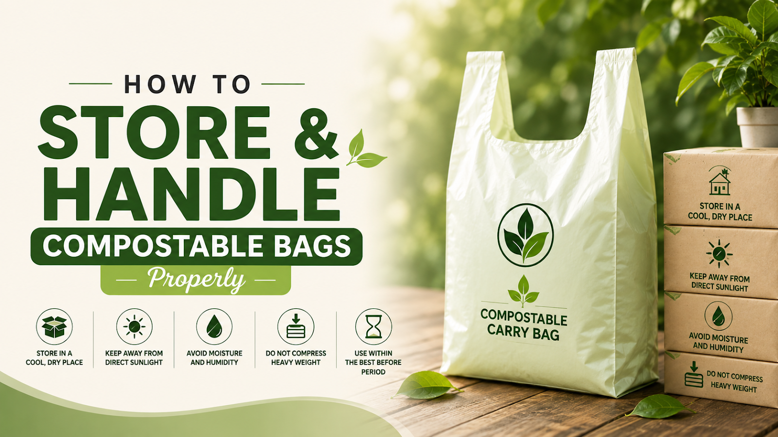 How to Store and Handle Compostable Bags