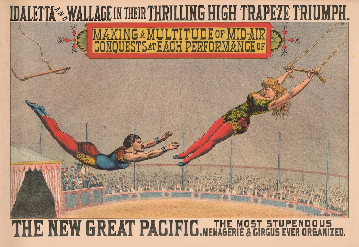 The most stupendous menagerie  circus ever organized Idaletta  Wallace in their