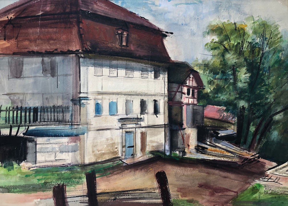 Häuser in Franken 1944