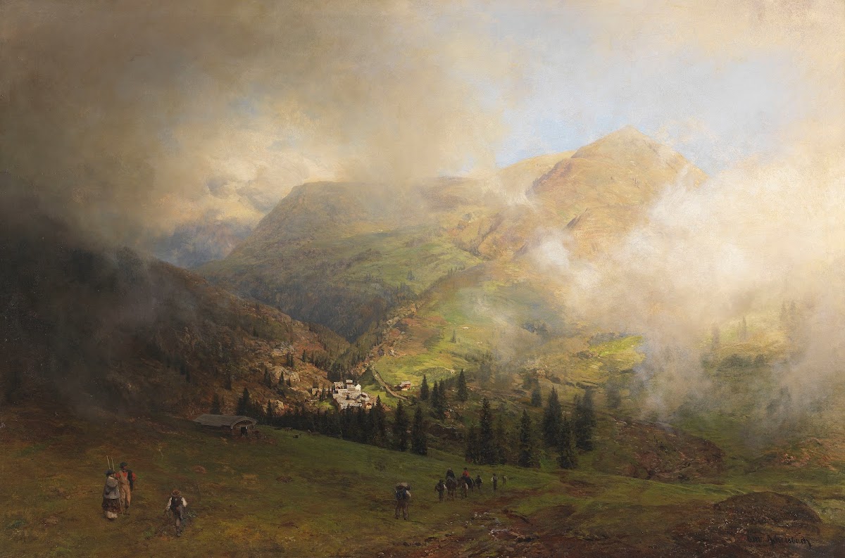 Blick auf die Rigi 1864