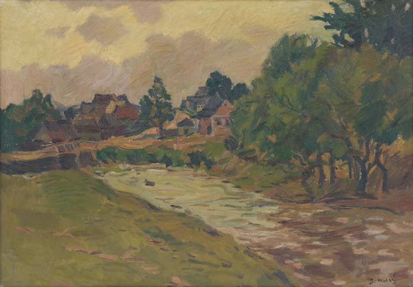 View of Važec from the Važec Brook 1923