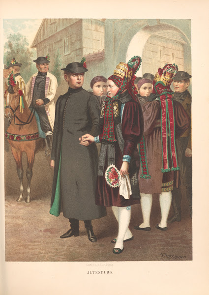 Deutsche Volkstrachten Pl32 1870