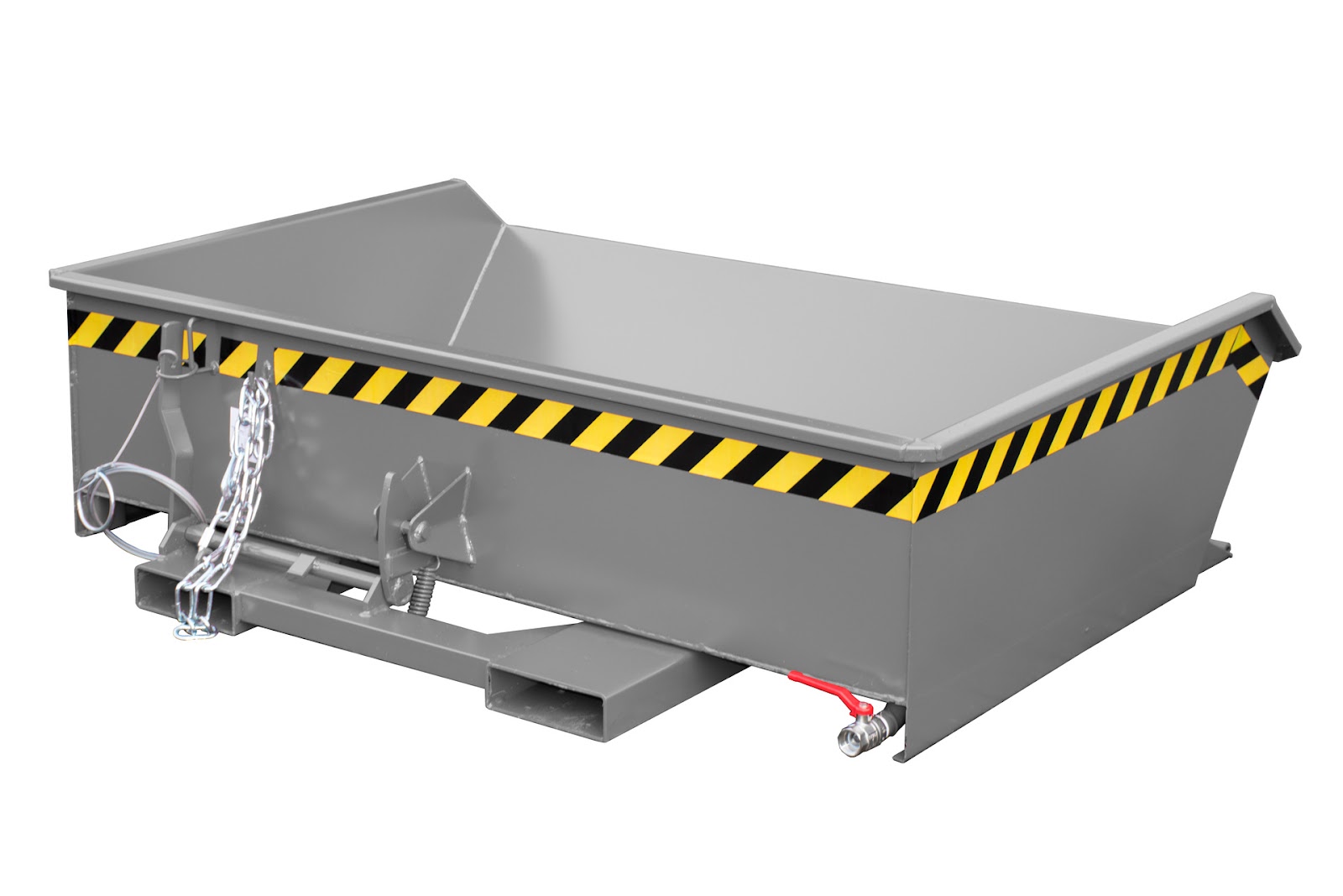 Mini-spaander-kiepecontainer SMGU 610, gelakt, Muisgrijs