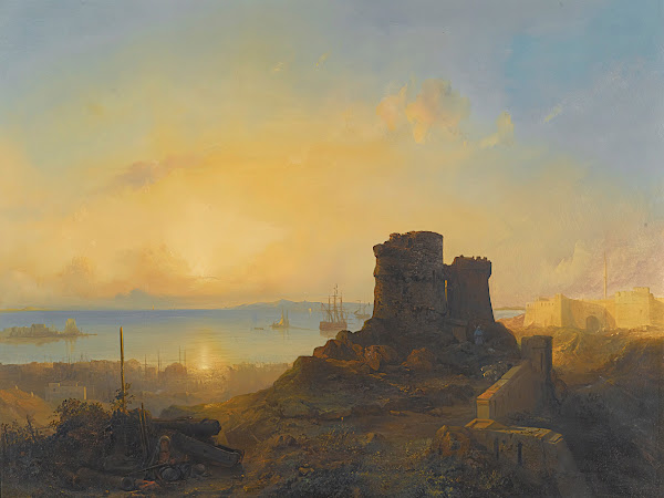 Crusader Castle On The Ottoman Coast 1842