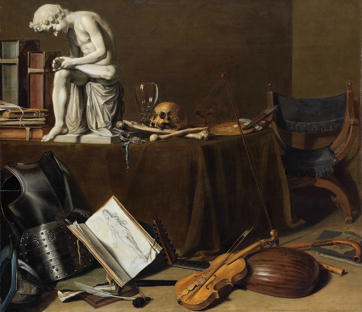 Vanitas Still Life with the Spinario 1628
