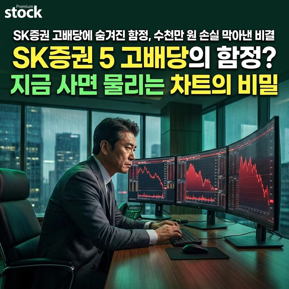 SK증권 5% 배당 수익률에 눈멀어 '수천만 원' 날릴 뻔한 진짜 이유