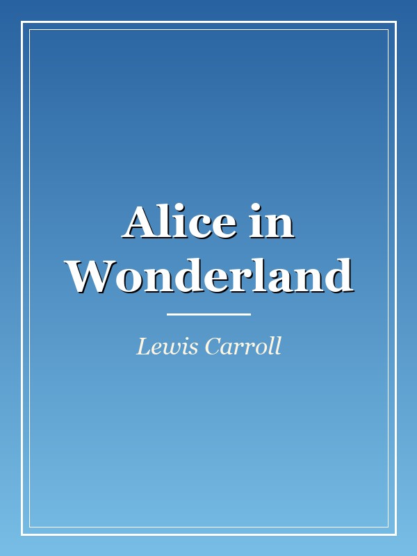 Bìa Alice In Wonderland