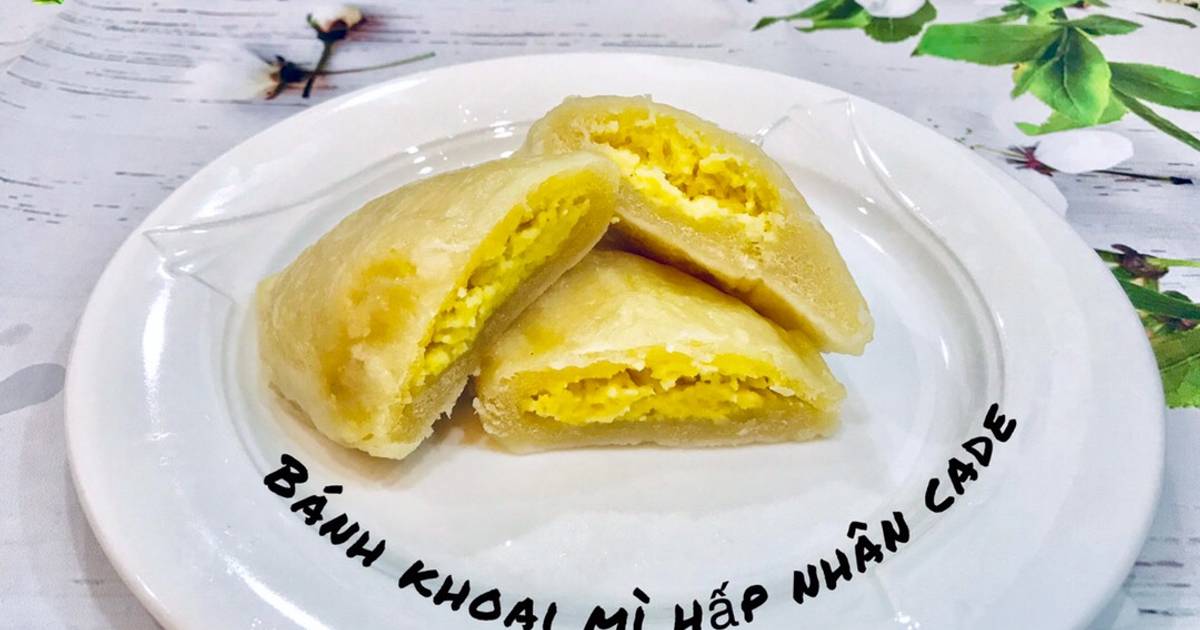 Bánh khoai mì hấp nhân cade