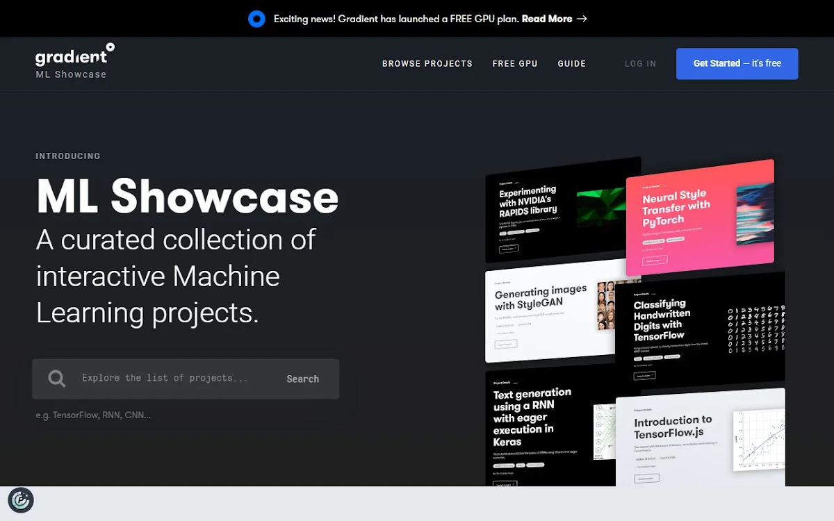 Captura de ML Showcase