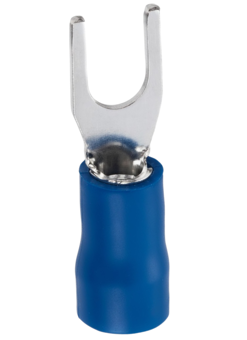 Cable Lug SV 1.25 - 2.5 mm, Bolt Hole 4.3 mm (Blue)