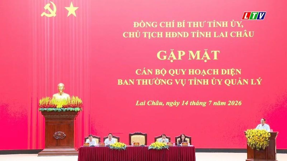 Gặp mặt cán bộ quy hoạch diện Ban Thường vụ Tỉnh ủy quản lý - Báo Lai Châu