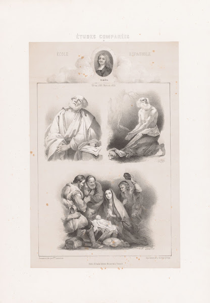 José de Ribera  École Espagnole 1850