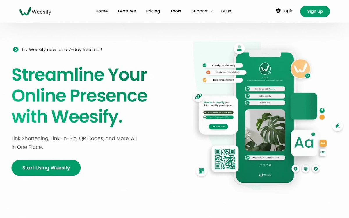 Captura de Weesify