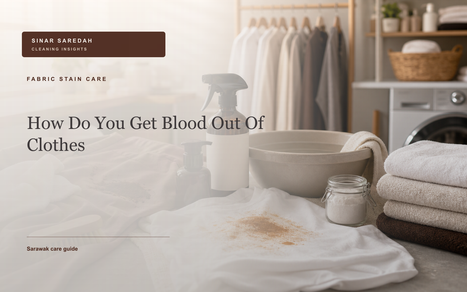 How Do You Get Blood Out of Clothes? Step-by-Step Guide
