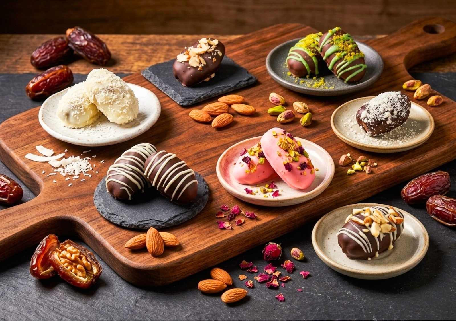 Stuffed & Coated Dates Range