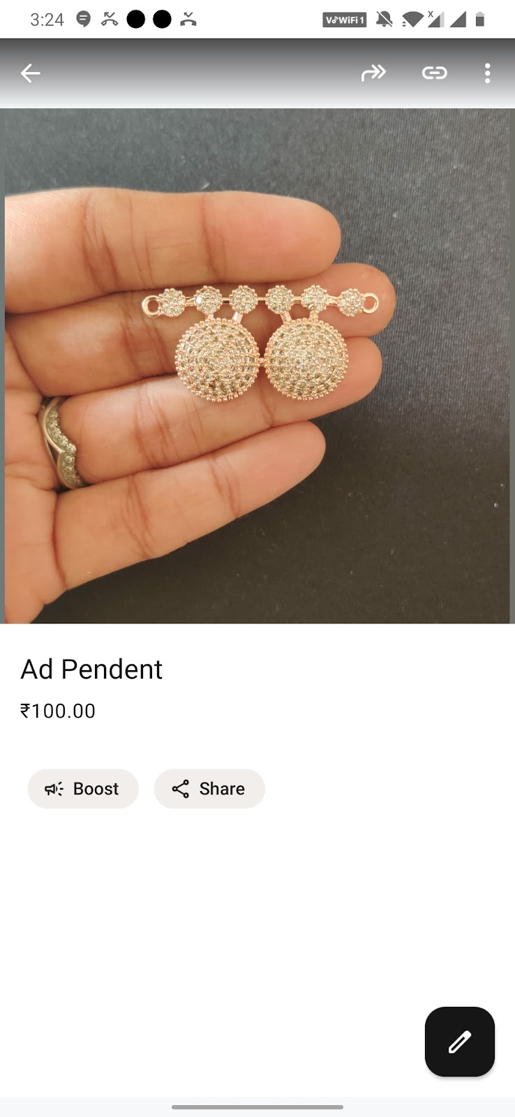 Two Wati Pendent J