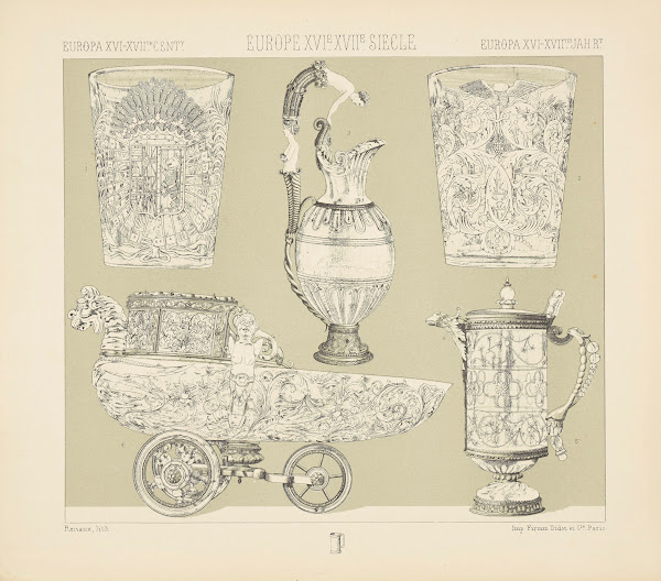 Objets mobiliers verreries 1876 1888