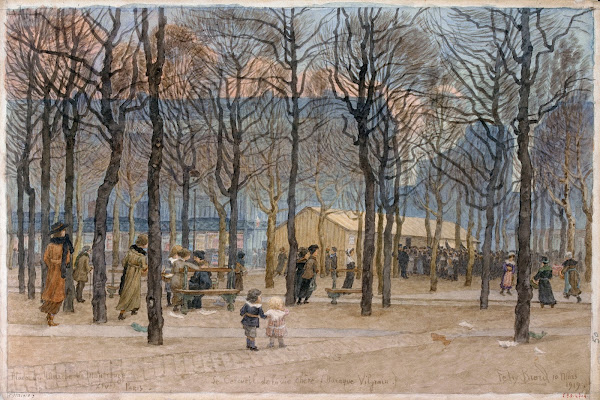 Place du Marché de Montrouge XIVº Paris 1919