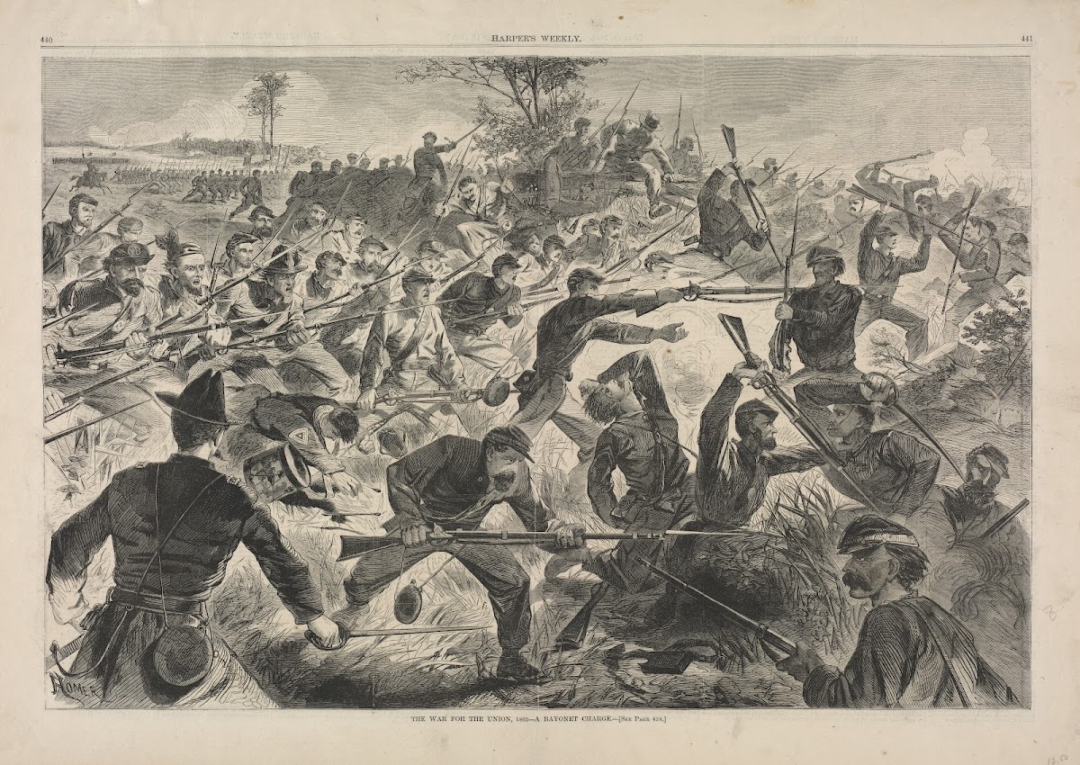 The War for the Union 1862  A Bayonet Charge 1862