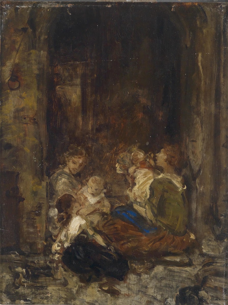 Mutter mit Kindern Studie