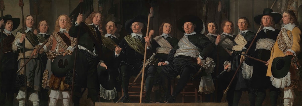 Officers and standard bearers of New Civic Guard in Alkmaar 1657