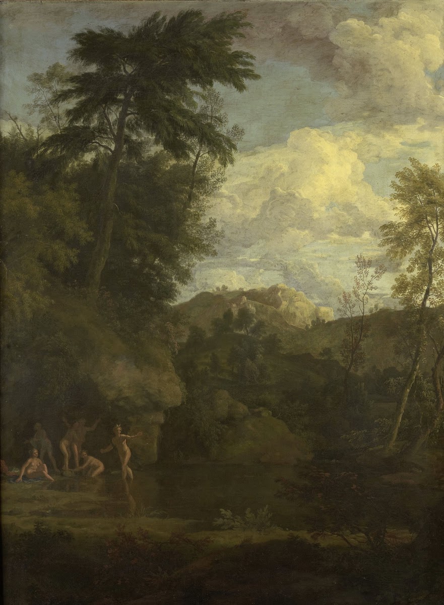 Arcadian Landscape with Diana Bathing 1680   1726