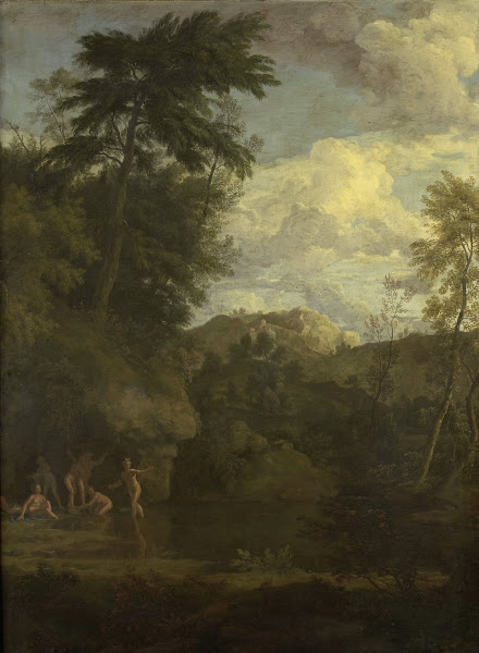 Arcadian Landscape with Diana Bathing 1680   1726