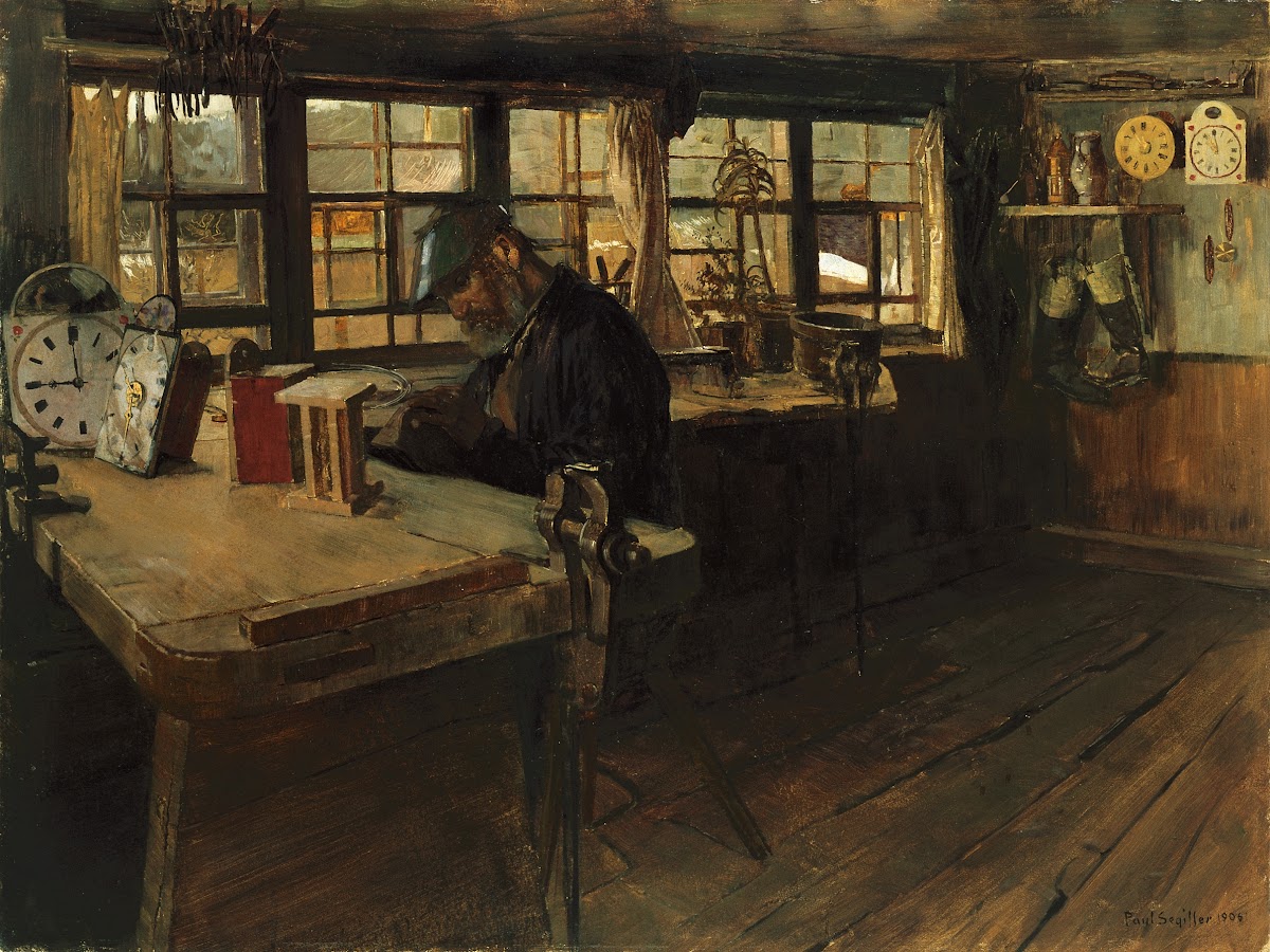 Clockmakers Workshop 1906